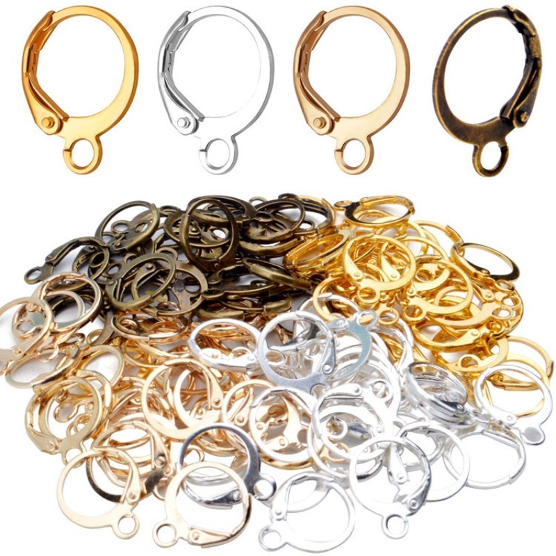 Jewelry Making With Copper Wire - 30pcs/lot Pengait Anting Gaya Prancis, Alas