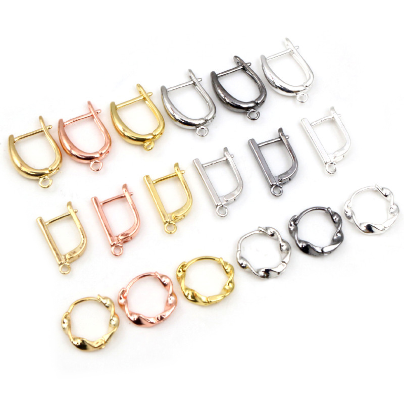 Jewelry Making With Copper Wire - 10Pcs Warna Emas Bahasa Perancis Anting-Anting
