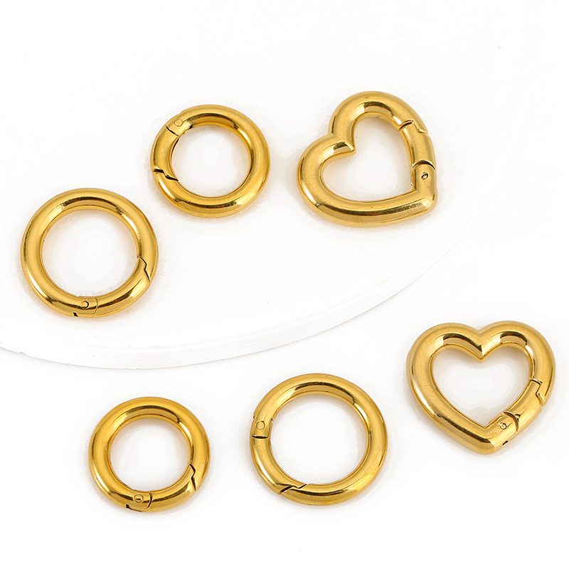 Jewelry Making A Ring - 2 Buah Gesper Baja Tahan Karat