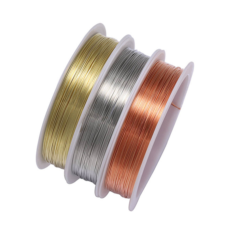 Jewelry Making With Copper Wire - 0.2/0.3/0.4/0.5/0.6/0.8/1mm Kawat Tembaga Kokoh Untuk Merangkai