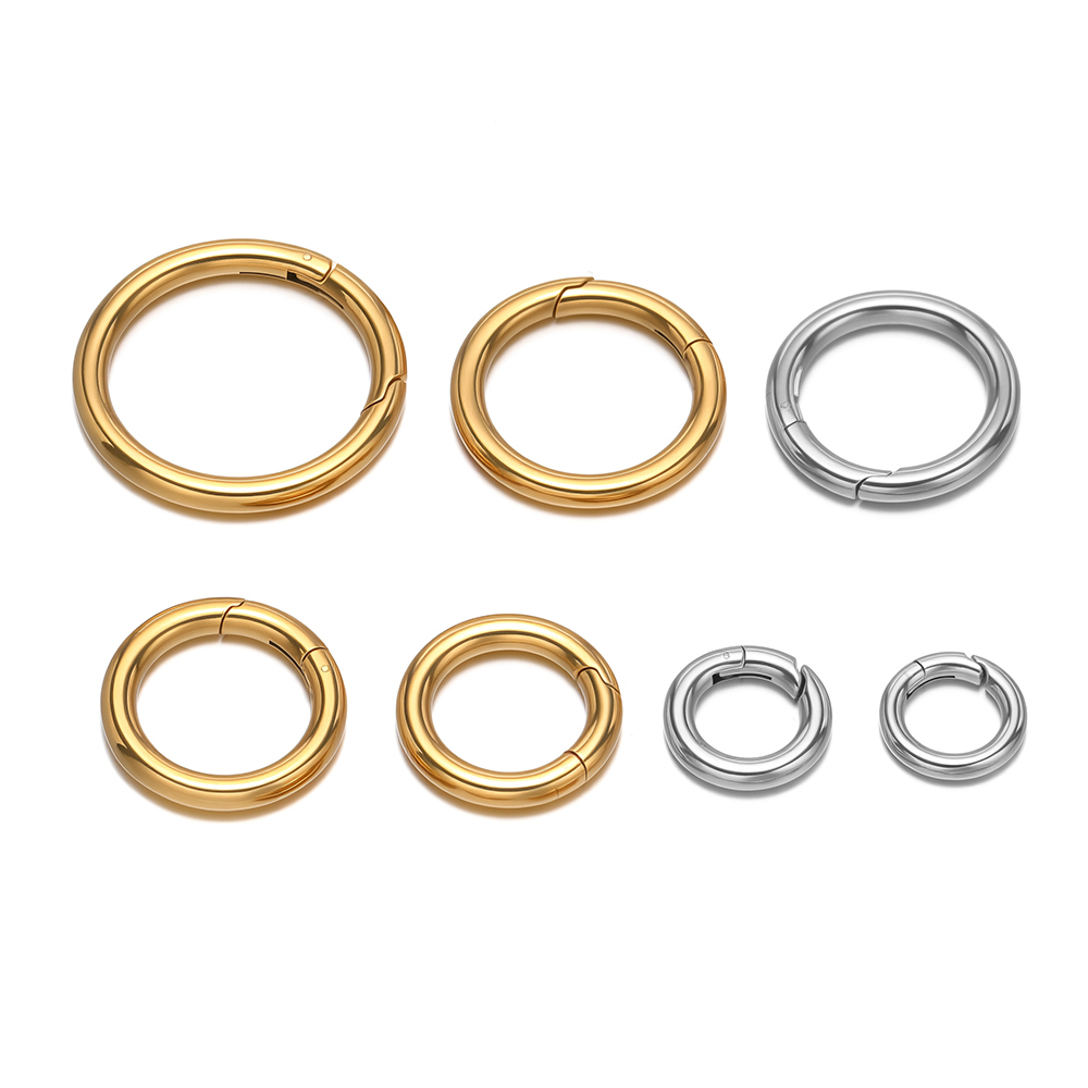 Jewelry Making Parts - 2Pcs/Lot Penjepit Pegas Bulat Baja Anti