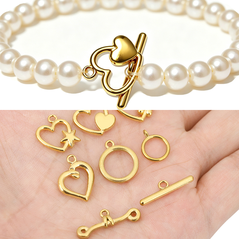 Jewelry Making Parts - 5 Set Kait Pengait Gelang Baja