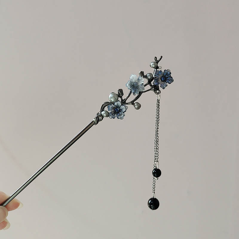Jewelry Making Parts - Tusuk Konde Klasik Warna Tinta Motif
