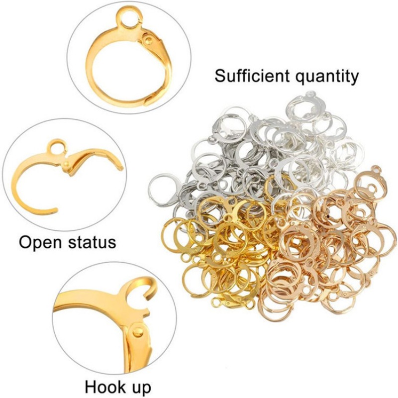 30pcs/lot Pengait Anting Gaya  - Jewelry Making With Copper Wire ulasan dan harga