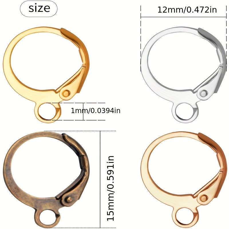 30pcs/lot Pengait Anting Gaya  - Jewelry Making With Copper Wire ulasan dan harga