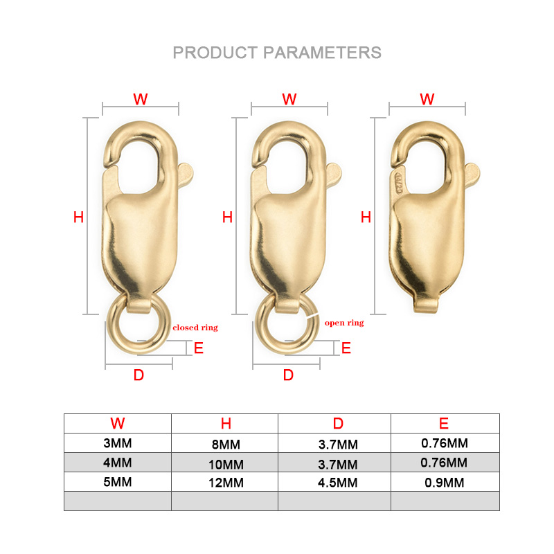 Gesper Lobster 14K Emas Diisi  - Jewelry Making A Ring ulasan dan harga