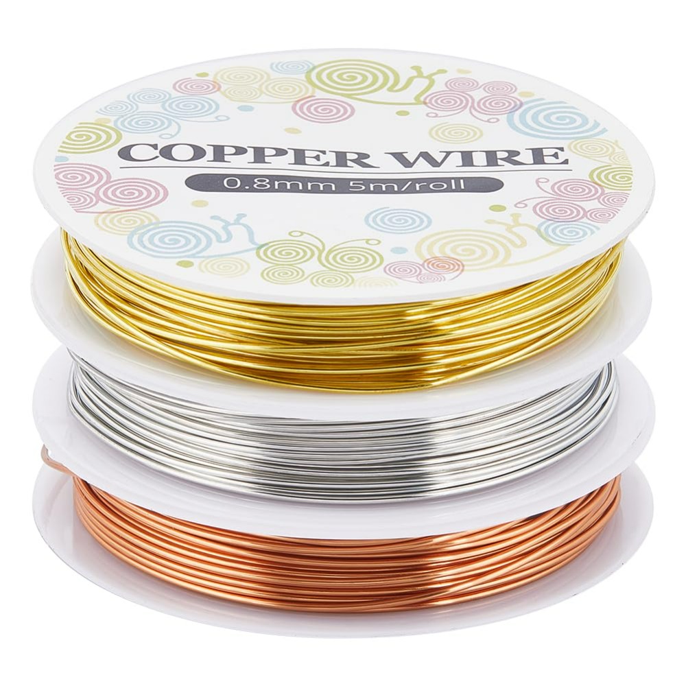 12.8M tembaga kawat perhiasan  - Jewelry Making With Copper Wire ulasan dan harga