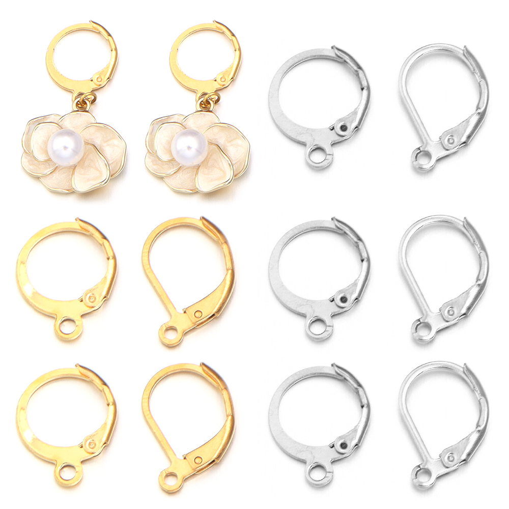 20 Buah/Lot Kait Telinga Baja  - Jewelry Making Class ulasan dan harga