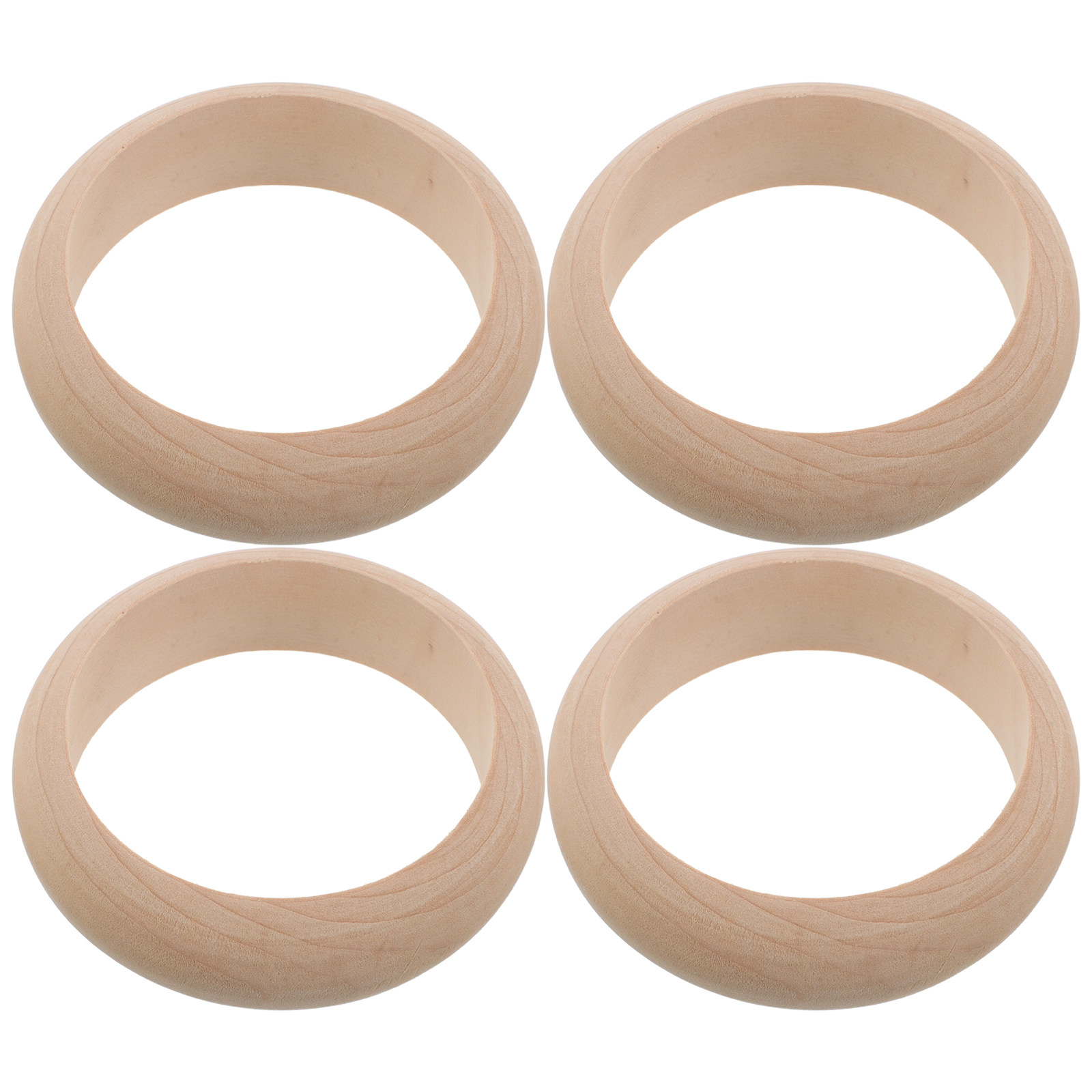 4 Buah Gelang Kayu Alami Koson - Jewelry Making A Ring ulasan dan harga