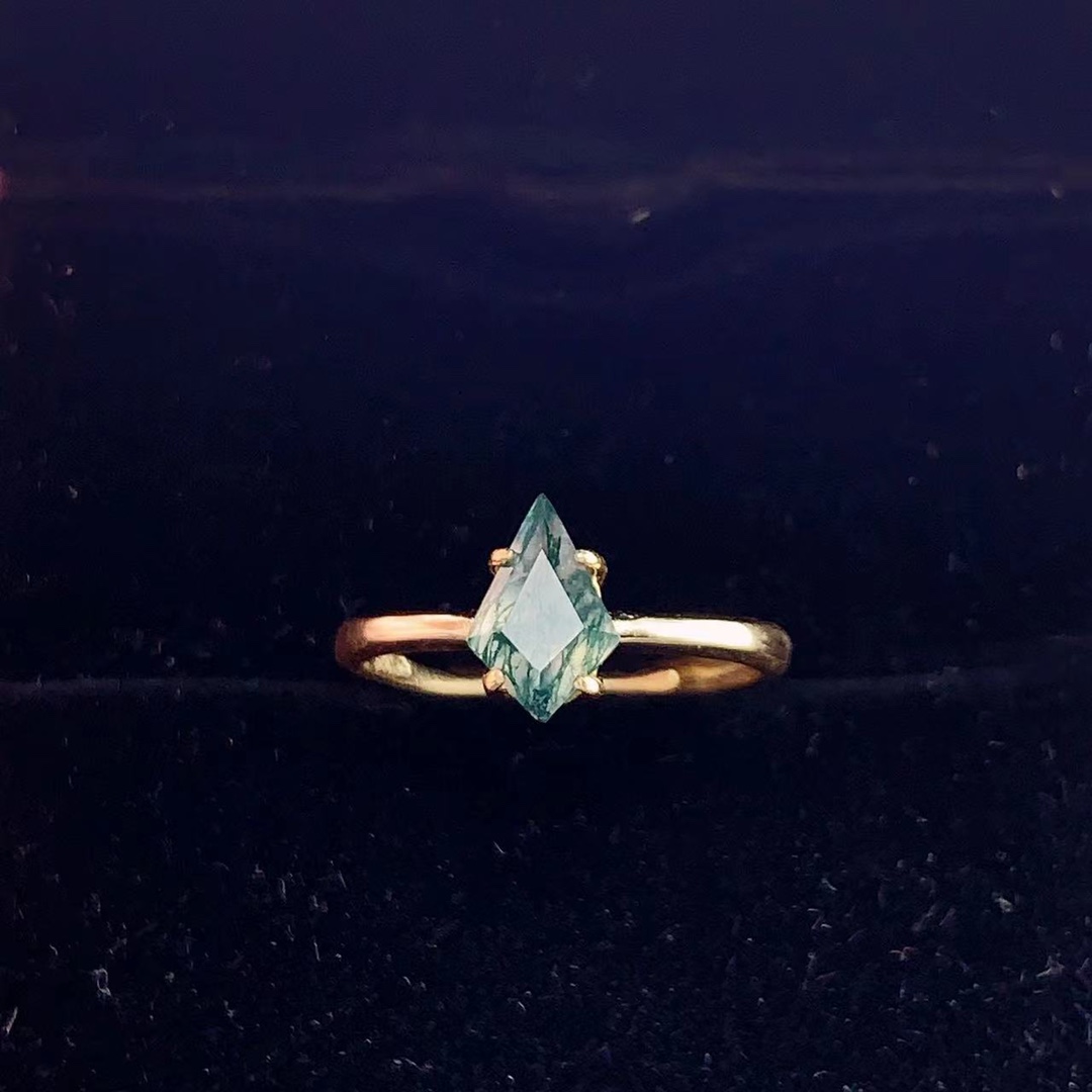 Lumut batu akik 925 cincin per - Jewelry Making University ulasan dan harga