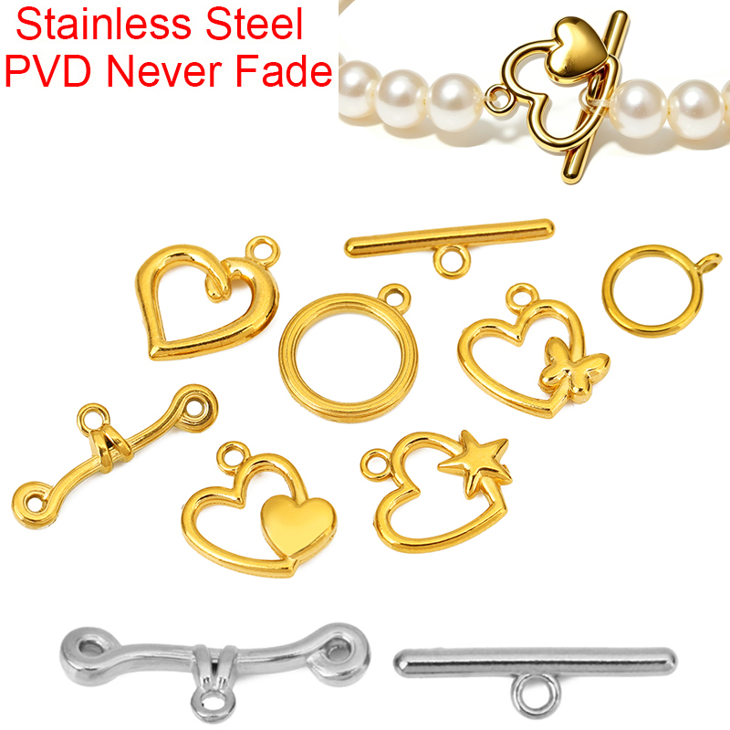 5 Set Kait Pengait Gelang Baja - Jewelry Making Parts ulasan dan harga