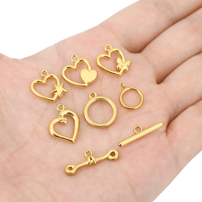 5 Set Kait Pengait Gelang Baja - Jewelry Making Parts ulasan dan harga