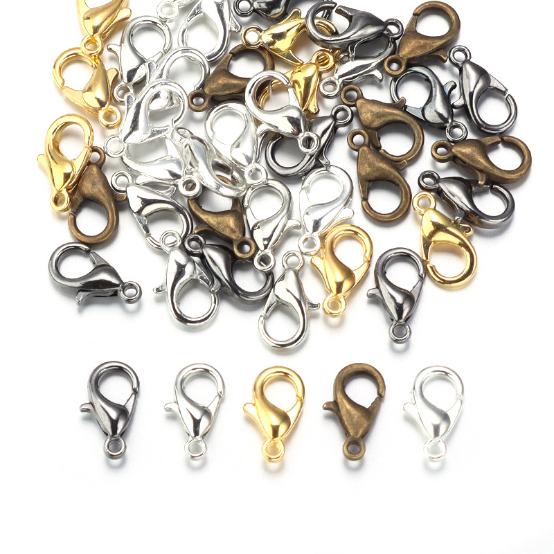 100pcs 9 12 14mm Pengait Lobst - Jewelry Making Class ulasan dan harga
