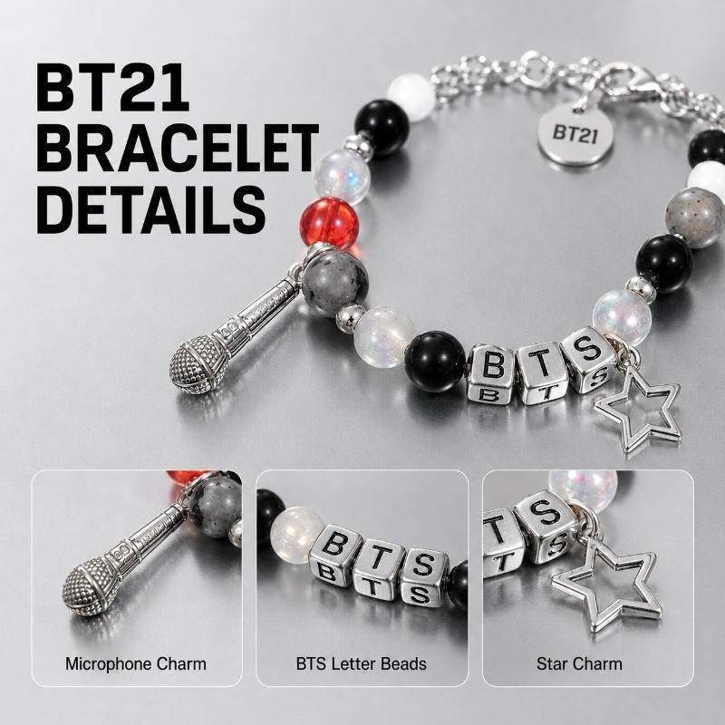 Gelang Manik-manik Hitam Merah - Jewelry Making Parts ulasan dan harga