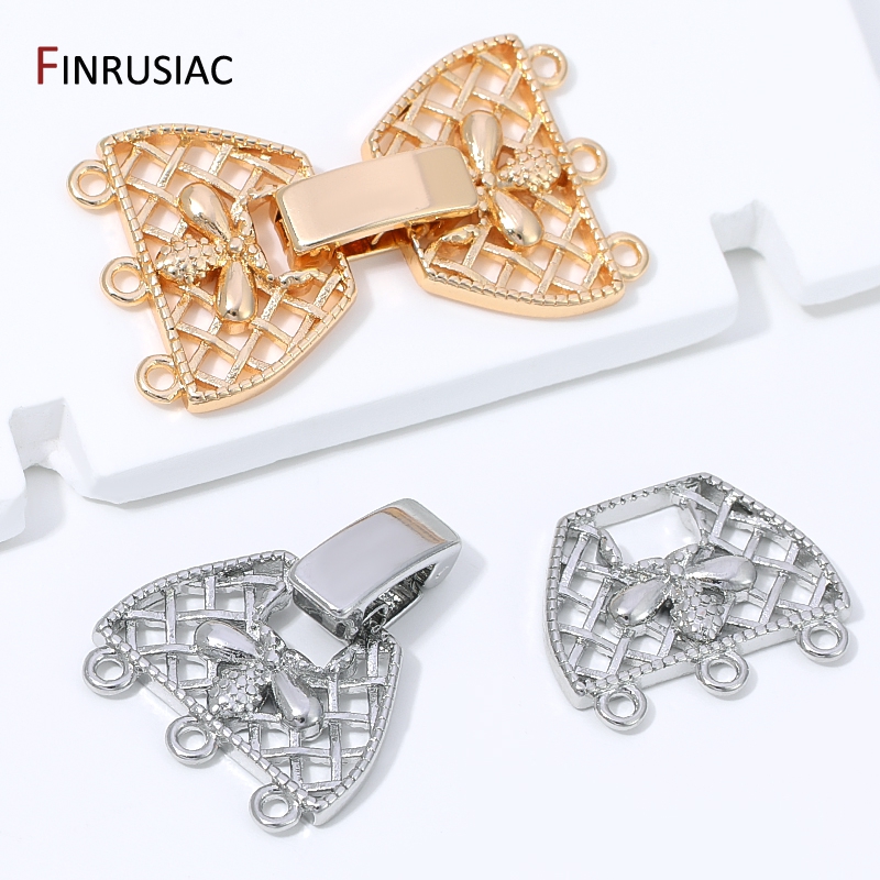 Konektor Kancing Mutiara 3 Bar - Jewelry Making Class ulasan dan harga