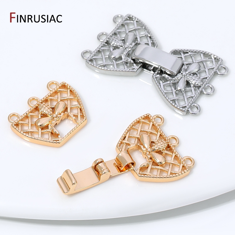 Konektor Kancing Mutiara 3 Bar - Jewelry Making Class ulasan dan harga