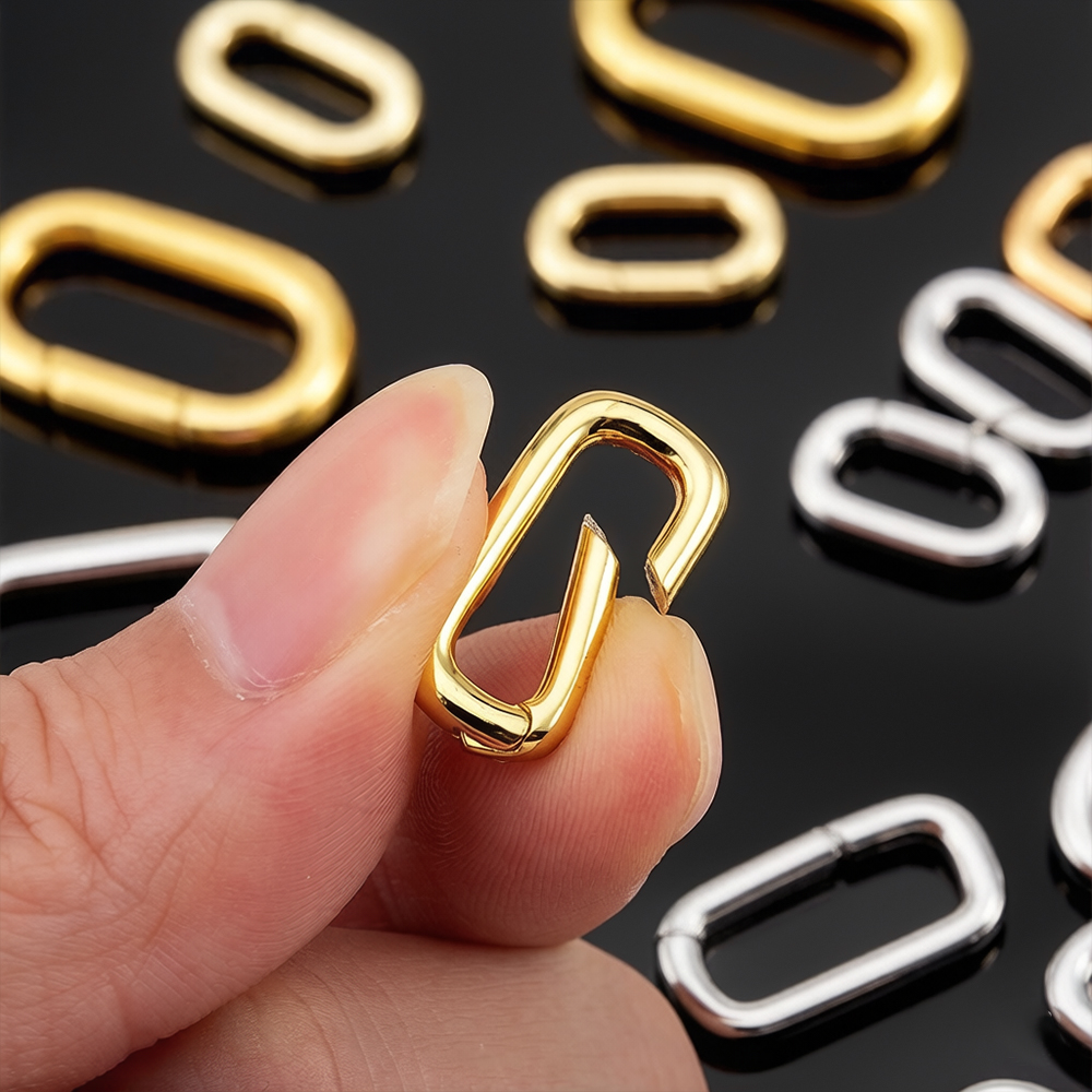 2pcs Pengait Kalung Oval Berla - Jewelry Making A Ring ulasan dan harga