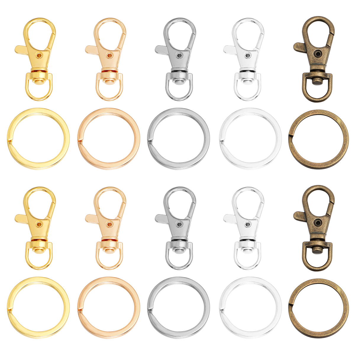 10 Set Pengait Lobster Putar d - Jewelry Making A Ring ulasan dan harga