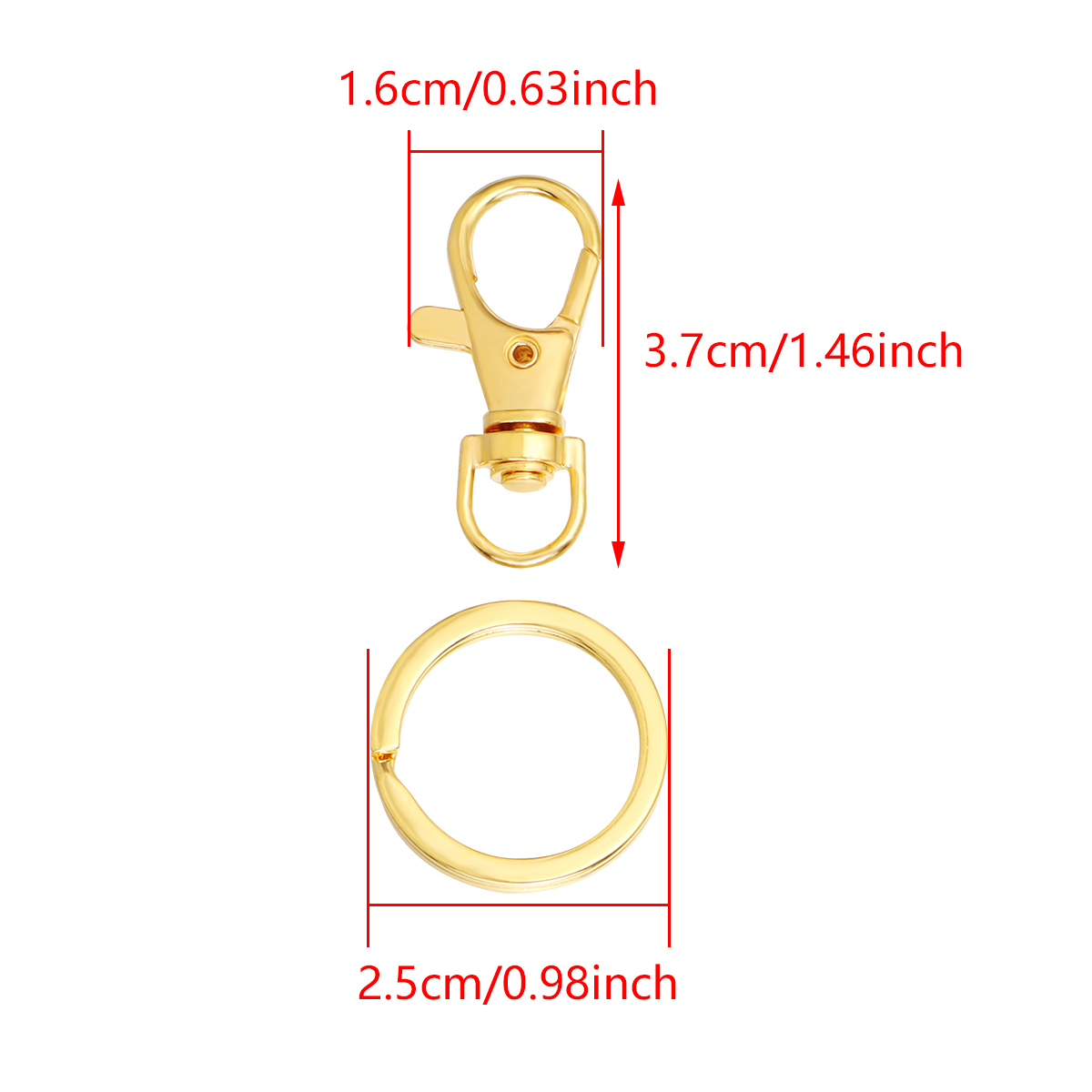 10 Set Pengait Lobster Putar d - Jewelry Making A Ring ulasan dan harga